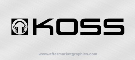 KOSS Audio Decals - Pair (2 pieces)